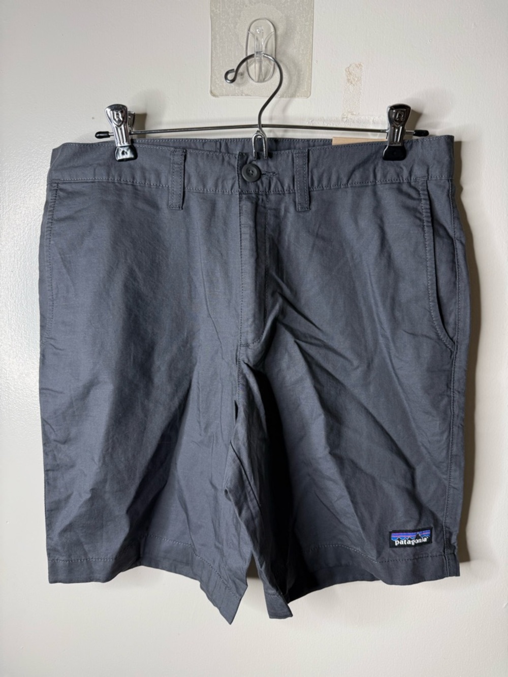 Patagonia Men's Lightweight All-Wear Hemp Shorts - 8" color Forge Grey NWT
